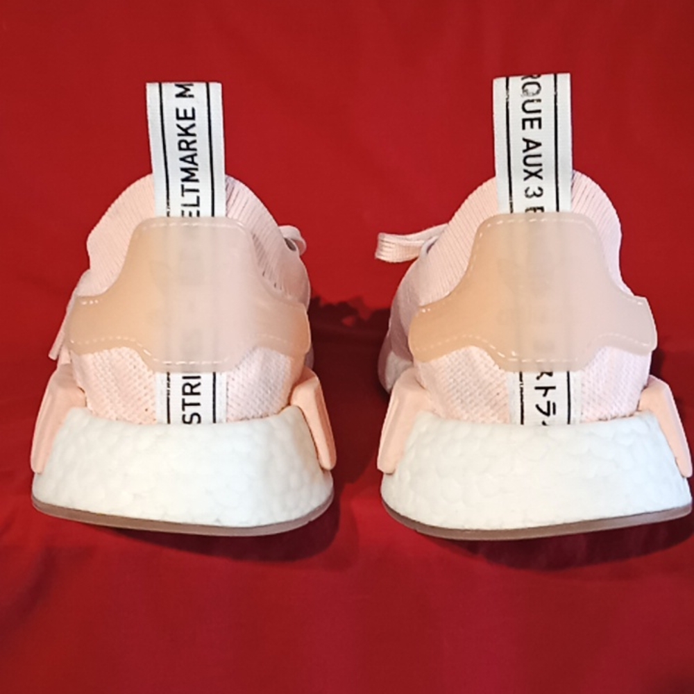ADIDAS Originals Womens Primeknit Sneakers Style Code AQ1119. Size 6. Light Pink - Picture 11 of 16